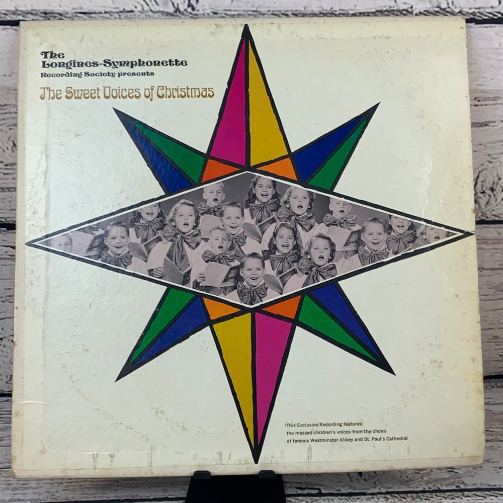 Longines Symphonette - Sweet Voices of‎ Christmas [1966 Vinyl Record Album]